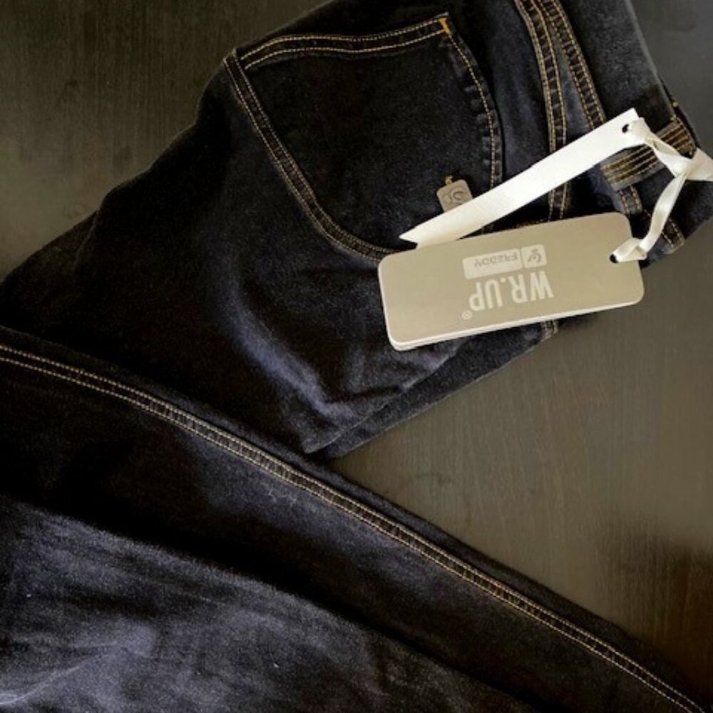 Freddy WR Up Denim Black w/ Yellow Stitching SMALL